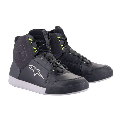 BOTY CHROME DRYSTAR, ALPINESTARS (ČERNÁ/TMAVĚ ŠEDÁ/ŽLUTÁ FLUO) 2024