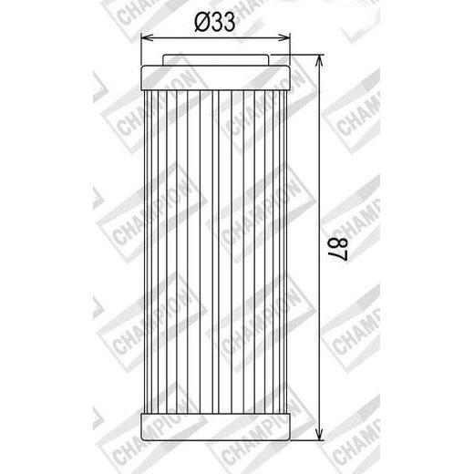 OLEJOVÝ FILTR CHAMPION COF552 100609595