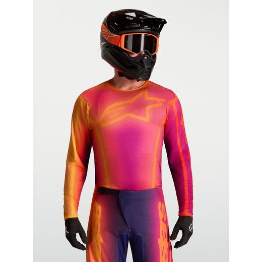 DRES FLUID KEPLER, ALPINESTARS (TMAVĚ FIALOVÁ/ORANŽOVÁ) 2027