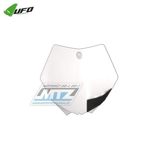 TABULKA PŘEDNÍ KTM 85SX / 13-17 - (BARVA BÍLO-ČERNÁ)
