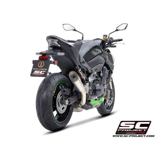 SC-PROJECT KAWASAKI Z900 (2020-2024) E5 S1 TLUMIČ, TITANIUM