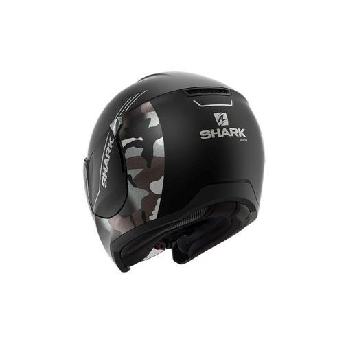 PŘILBA OTEVŘENÁ SHARK CITYCRUISER GENOM BARVA ČERNÁ/MATNÁ/ŠEDÁ