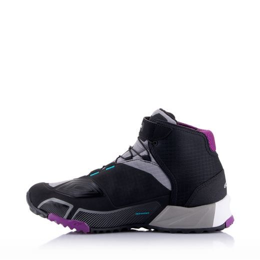 BOTY STELLA CR-X DRYSTAR, ALPINESTARS, DÁMSKÉ (ČERNÁ/ŠEDÁ/FIALOVÁ/TYRKYSOVÁ) 2024