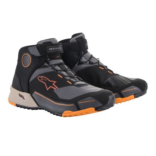 BOTY CR-X DRYSTAR, ALPINESTARS (ČERNÁ/HNĚDÁ/ORANŽOVÁ)