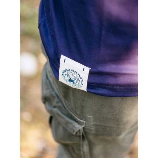 CFMOTO PÁNSKÉ TRIČKO "GO WITH THE FLOW" TMAVĚ MODRÁ