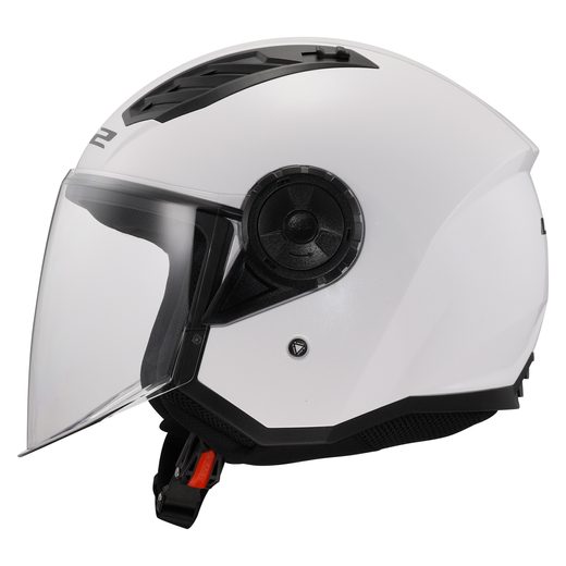 LS2 OTEVŘENÁ MOTO PŘILBA OF616 AIRFLOW II SOLID GLOSS WHITE