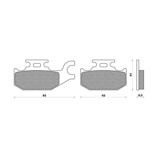 BRZDOVÉ DESTIČKY, NEWFREN (SMĚS SCOOTER ELITE ORGANIC) 2 KS V BALENÍ