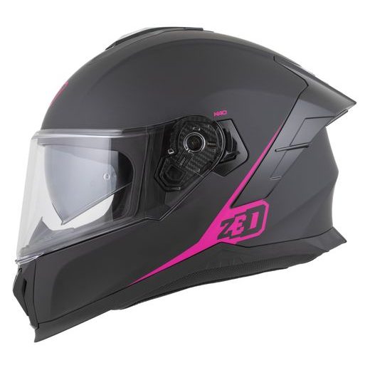 PŘILBA K40, ZED (ČERNÁ MATNÁ/RŮŽOVÁ) 2026