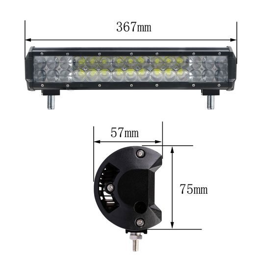 DVOUŘADÁ SVĚTELNÁ RAMPA TEEHON (90 W, 367 MM)