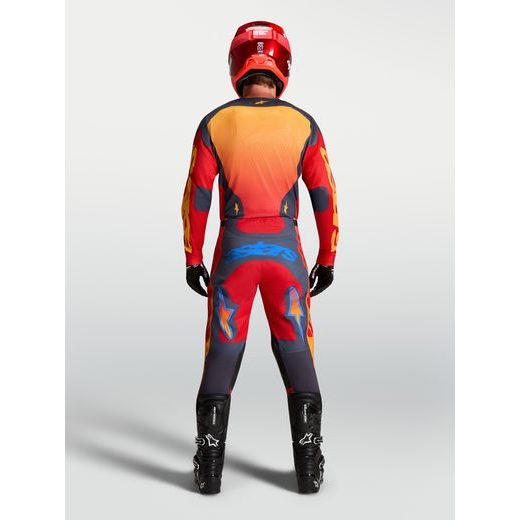 DRES RACER HUNT, ALPINESTARS (ČERVENÁ/TMAVĚ ŠEDÁ/GRADIENT) 2027