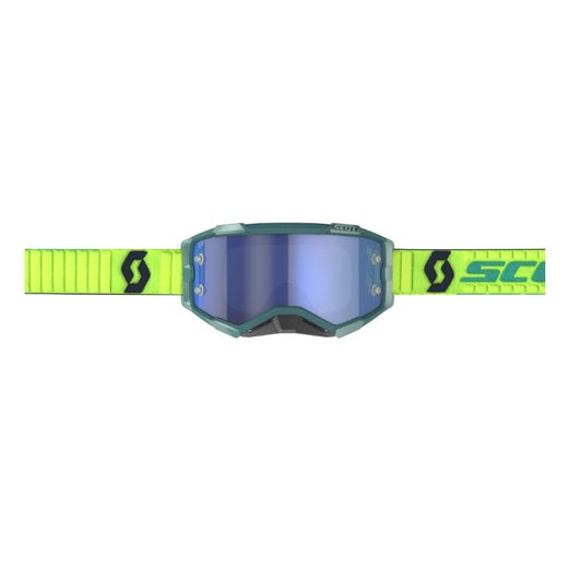 SCOTT MOTOKROSOVÉ BRÝLE FURY LS NEON YELLOW BLUE LIGHT SENSITIVE GREY WORKS