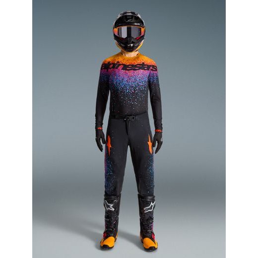 KALHOTY SUPERTECH LIMITOVANÁ EDICE BLACK HOLE, ALPINESTARS (ČERNÁ/MULTICOLOR) 2026