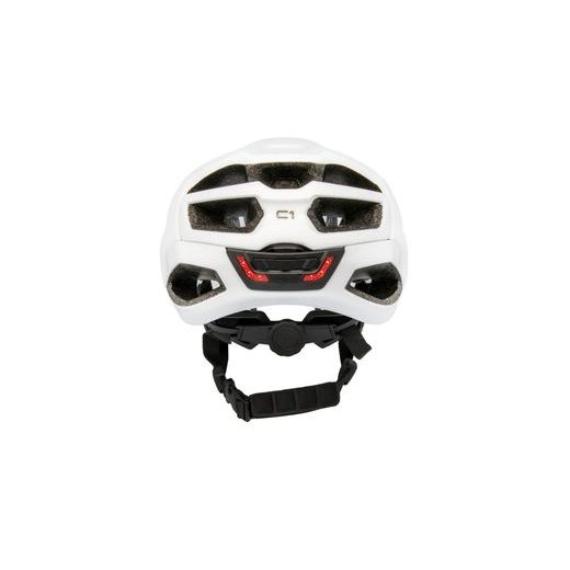 CYKLO PŘILBA S HEADSETEM C1, SENA (MATNÁ BÍLÁ)