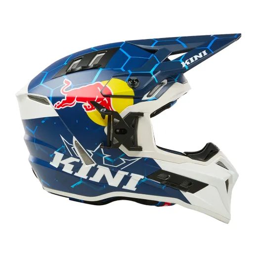 MOTO HELMA KINI RED BULL EXC HELMET 1.0 MODRÁ/BÍLÁ