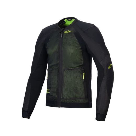 BUNDA TROOP-AIR, ALPINESTARS (ČERNÁ/ŽLUTÁ FLUO) 2025