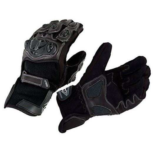 MBW PÁNSKÉ KOŽENO TEXTILNÍ MOTO RUKAVICE VELAD