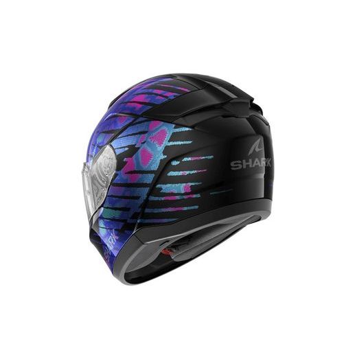 SHARK INTEGRÁLNÍ PŘILBA RIDILL 2 REPTAIA ČERNÁ FIALOVÁ MODRÁ