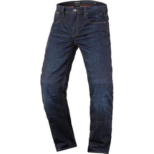 SCOTT PÁNSKÉ MOTO KALHOTY DENIM BLUE