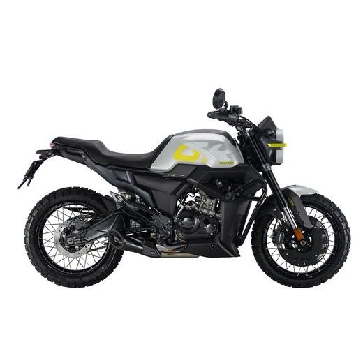 ZONTES 125 GK SCRAMBLER STŘÍBRNÁ DRÁTĚNÁ KOLA EURO5