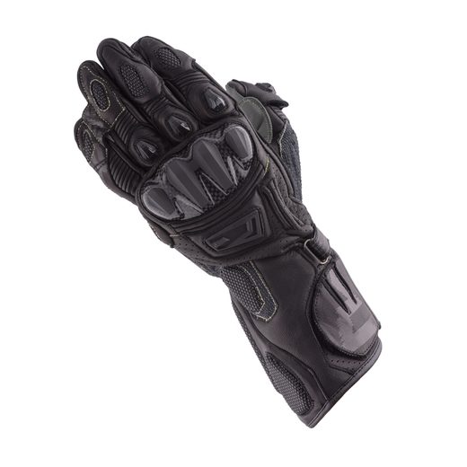 PÁNSKÉ KOŽENÉ MOTO RUKAVICE REBELHORN REBEL ČERNÉ
