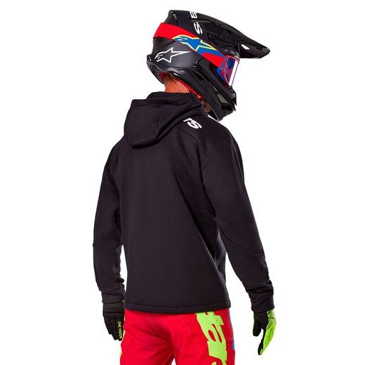 MIKINA RACER MX FLEECE, ALPINESTARS (ČERNÁ) 2025