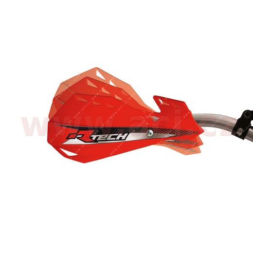 KRYTY PÁČEK DUAL EVO, RTECH (ČERVENÉ ODST. HONDA CRF, VČ. MONTÁŽNÍ SADY)