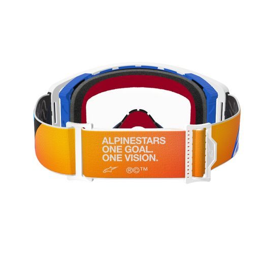 BRÝLE SUPERTECH CORP, ALPINESTARS (MODRÁ/ORANŽOVÁ, ČIRÉ PLEXI) 2025