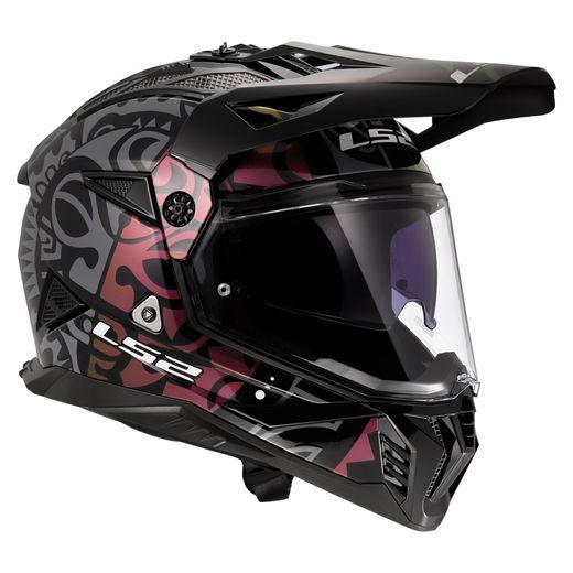 LS2 ENDURO MOTO PŘILBA MX702 PIONEER II RANGI BLACK