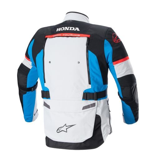 BUNDA BOGOTA PRO DRYSTAR HONDA KOLEKCE, ALPINESTARS (SVĚTLE ŠEDÁ/ČERVENÁ FLUO/MODRÁ/ČERNÁ) 2024