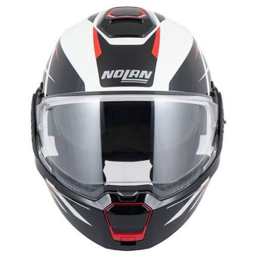 NOLAN PŘEKLOPNÁ MOTO PŘILBA N120-1 NIGHTLIFE N-COM METAL WHITE 27