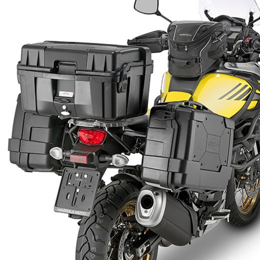 KUFR NA MOTO KGR46N GARDA 46L, KAPPA (ČERNÝ, KOMPOZIT)