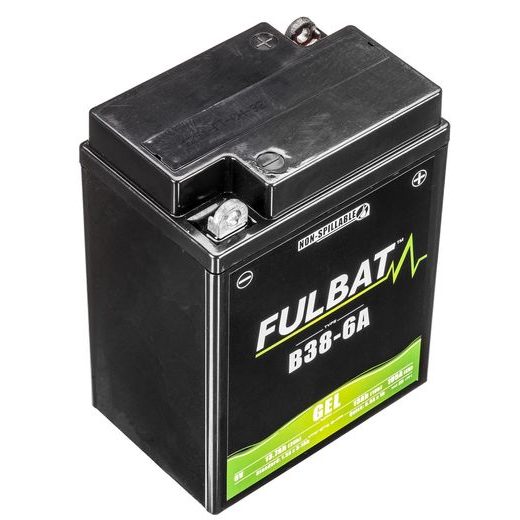 BATERIE 6V, B38-6A GEL, 13AH, 105A, BEZÚDRŽBOVÁ GEL TECHNOLOGIE 119X83X161 FULBAT (AKTIVOVANÁ VE VÝROBĚ)
