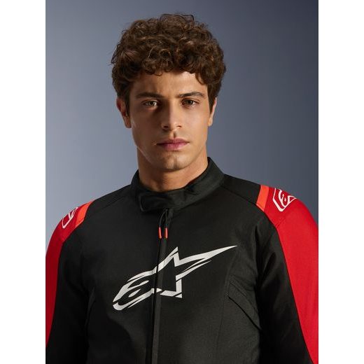 BUNDA T-SPS 2 WATERPROOF, ALPINESTARS (ČERVENÁ/ČERNÁ/BÍLÁ) 2026