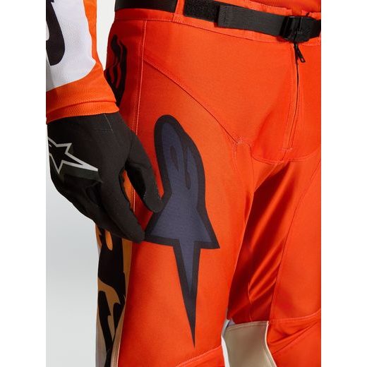 KALHOTY RACER AMBER, ALPINESTARS (ČERVENÁ/SVĚTLE ŠEDÁ/ČERNÁ) 2027