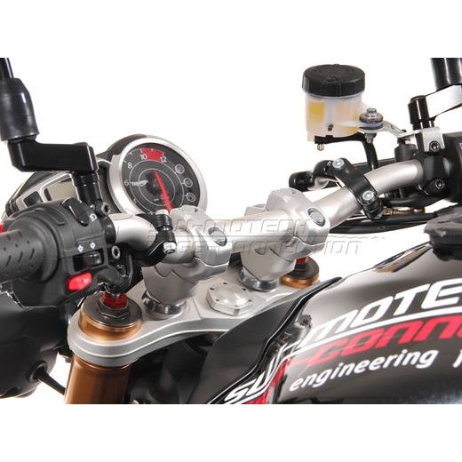 SW MOTECH ZVÝŠENÍ ŘÍDÍTEK PRŮMĚRU 28 MM, NAHORU A DOZADU