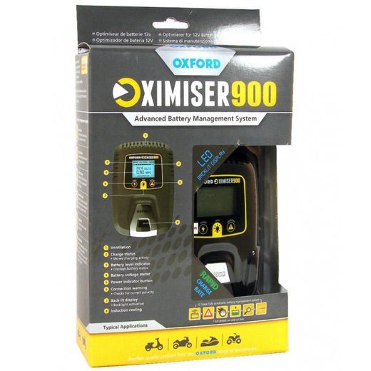 NABÍJEČKA OXIMISER 900, OXFORD - ANGLIE (12 V, 0,9 A, 30 AH)