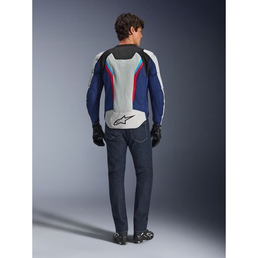 BUNDA AST V3 AIR, ALPINESTARS (BÍLÁ/MODRÁ/ČERVENÁ/ČERNÁ) 2026