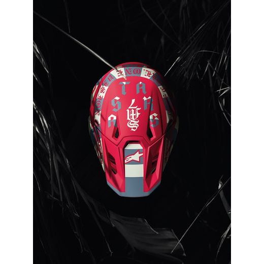 PŘILBA SUPERTECH S-M7 LIMITOVANÁ EDICE BEAST COAST, ALPINESTARS (ŠEDÁ/ČERNÁ/ORANŽOVÁ) 2026