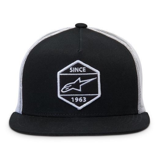 ALPINESTARS KŠILTOVKA BOLT TRUCKER (ČERNÁ/BÍLÁ)