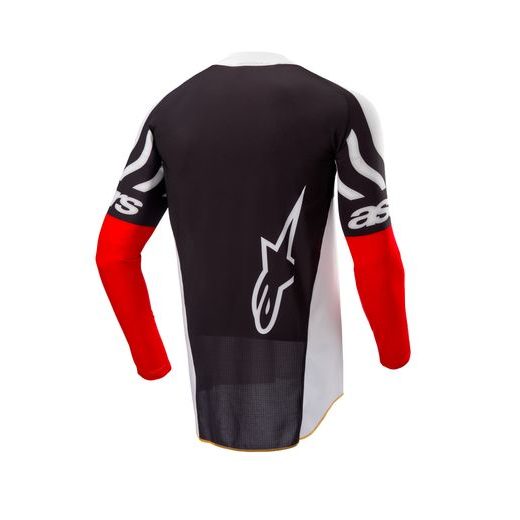 DRES TECHSTAR LIMITOVANÁ EDICE DEEP, ALPINESTARS (ČERNÁ/BÍLÁ/ČERVENÁ FLUO/ORANŽOVÁ) 2025