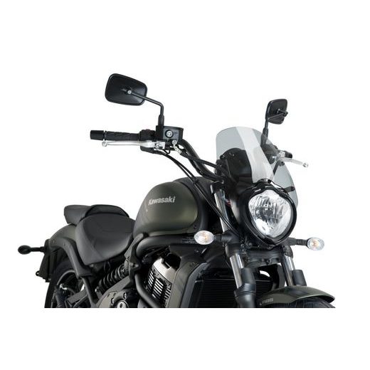 PUIG PLEXI ŠTÍT SPORT SMOKE PRO KAWASAKI VULCAN S 650 2015-