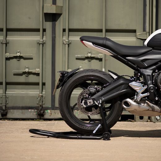 STOJAN NA MOTOCYKL BIG BLACK BIKE ZADNÍ, OXFORD (ČERNÝ)