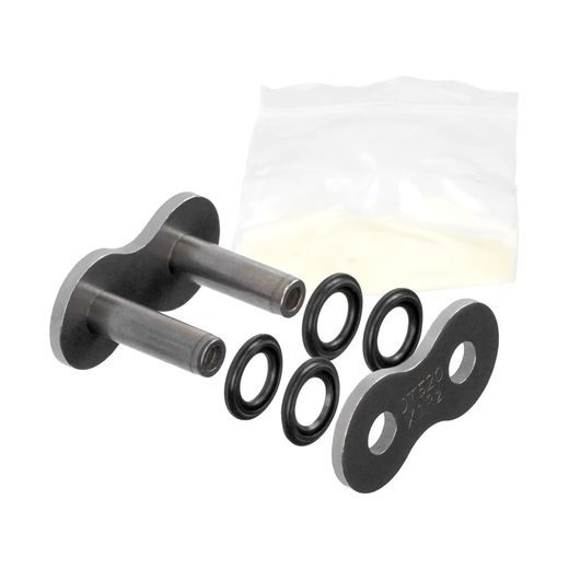 SPOJKA ŘETĚZU 520X1R2, JT CHAINS (BARVA ČERNÁ, NÝTOVACÍ, TYP RIVET)