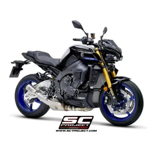 SC-PROJECT TITANOVÝ VÝFUK CR-T S MŘÍŽKOU STONEGUARD YAMAHA MT-10 22-