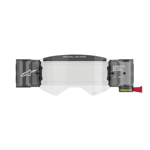 SADA ROLL-OFF WIDE VISION PRO BRÝLE SUPERTECH, ALPINESTARS (ČIRÉ PLEXI, ČEPY PRO STRHÁVACÍ SLÍDY)