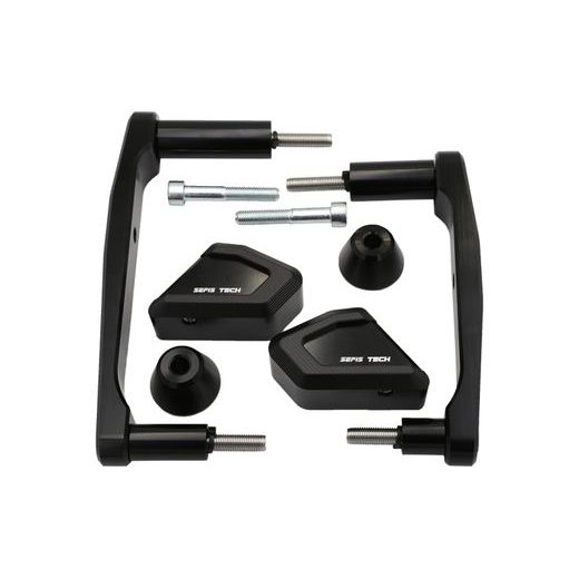 SEFIS TECH PADACÍ PROTEKTORY KAWASAKI Z900 2019-2025 ČERNÁ