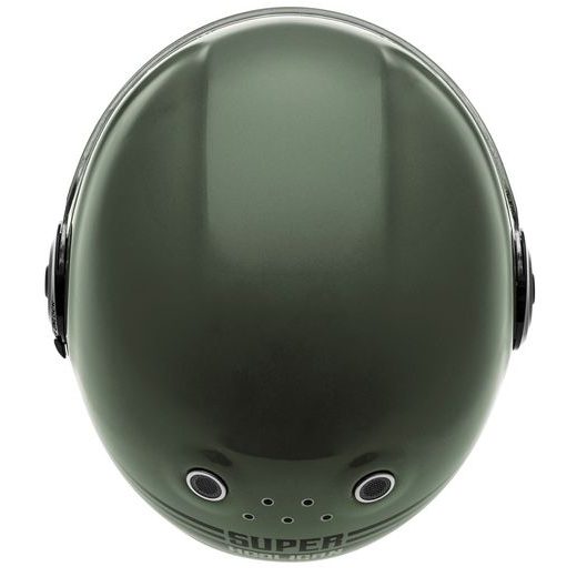 PŘILBA CASSIDA FIBRE SUPER HOOLIGAN (ČERNÁ/METALICKÁ ZELENÁ/ŠEDÁ)