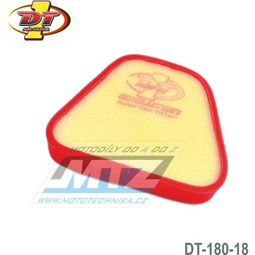 DT1 FILTR VZDUCHOVÝ - YAMAHA YZF250 + YZF250X + YZF450 + YZF450X + WRF250 + WRF450