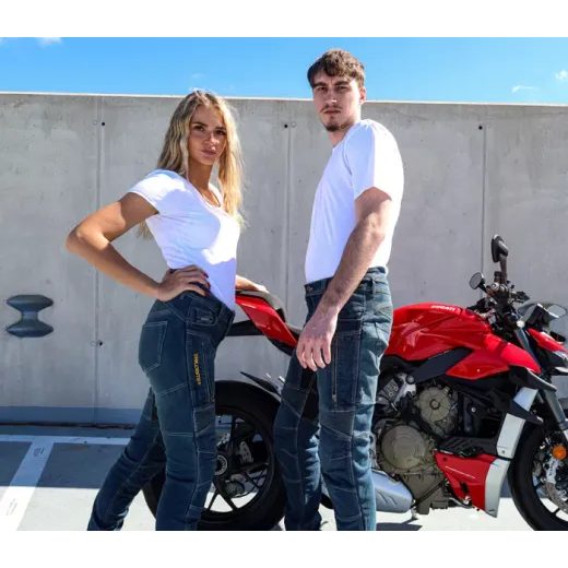 TRILOBITE PÁNSKÉ KALHOTY PARADO DOUBLELAYER SLIM FIT MODRÉ