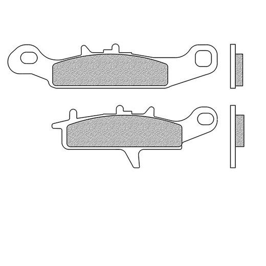 BRZDOVÉ DESTIČKY PŘEDNÍ KAWASAKI KFX EPSYS 2X PÁR